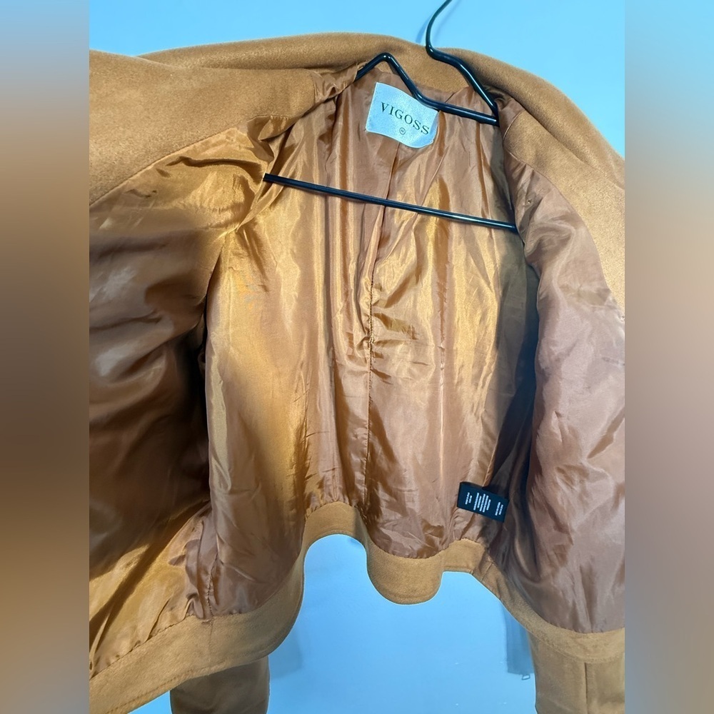 Vigoss Women's Brown Leather Jacket - Picture 6 of 11